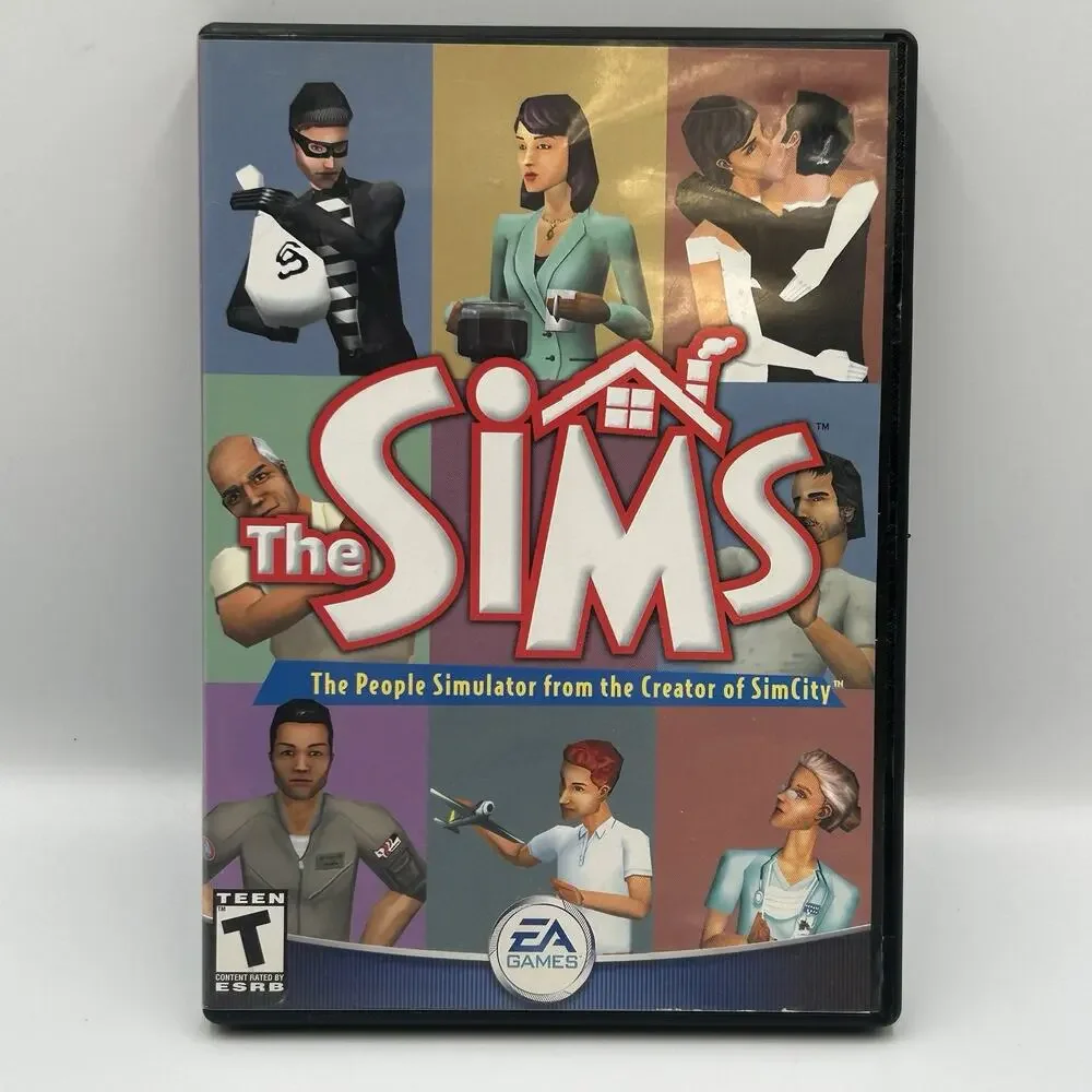 The Sims: The People Simulator Video Game (PC CD-ROM) - CIB - Tested